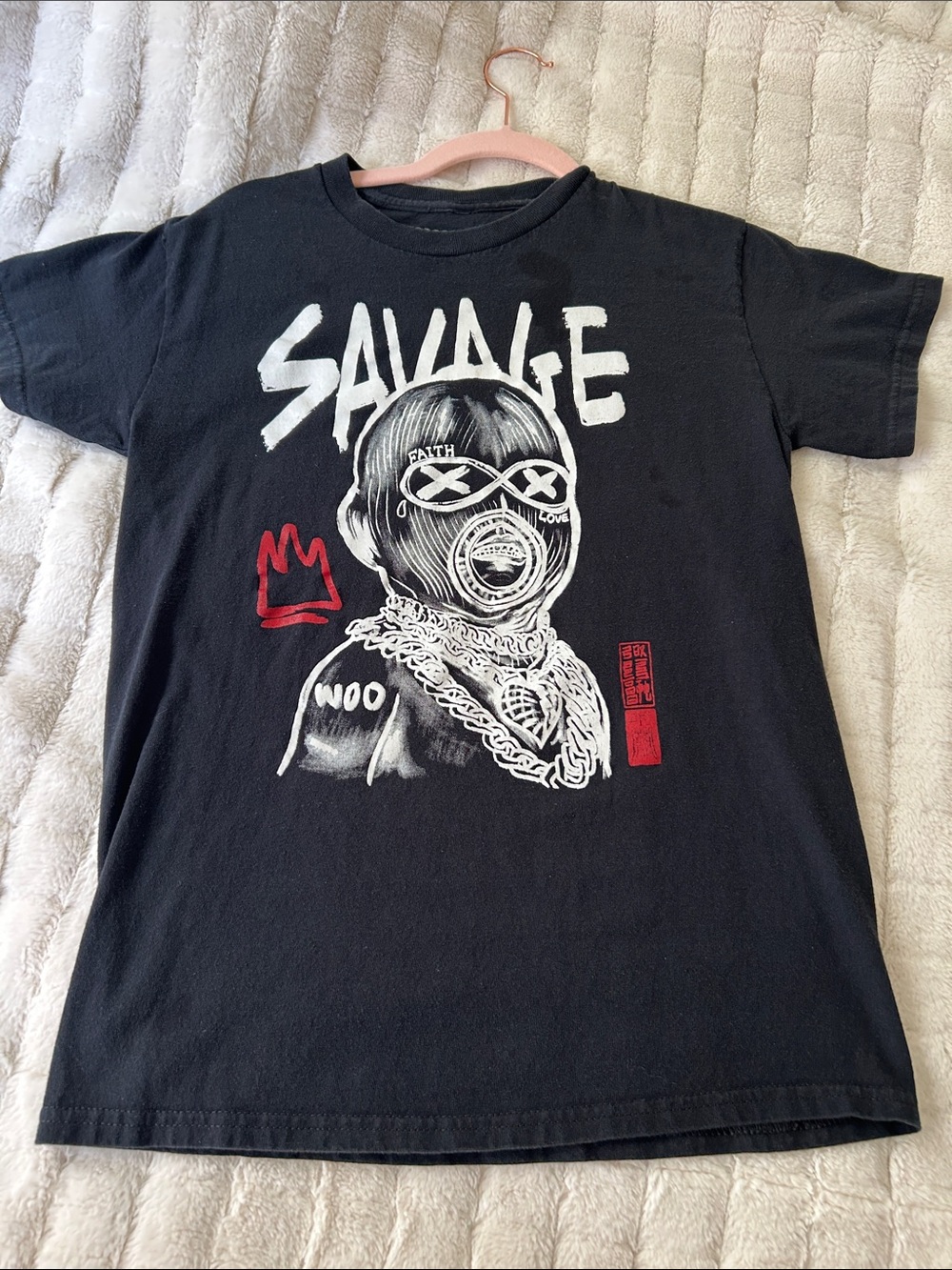 Savage Graphic Black Short Sleeve Tee